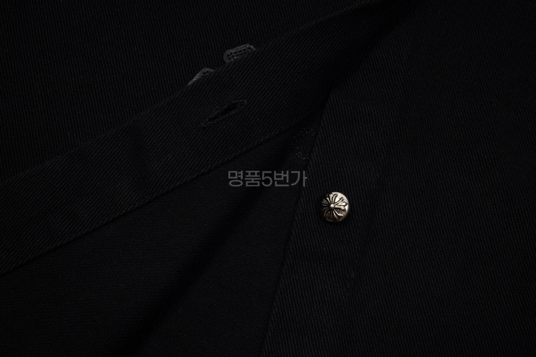 크롬하츠 십자가 크로스 패치 버튼 코튼 셔츠자켓 상품 이미지 12